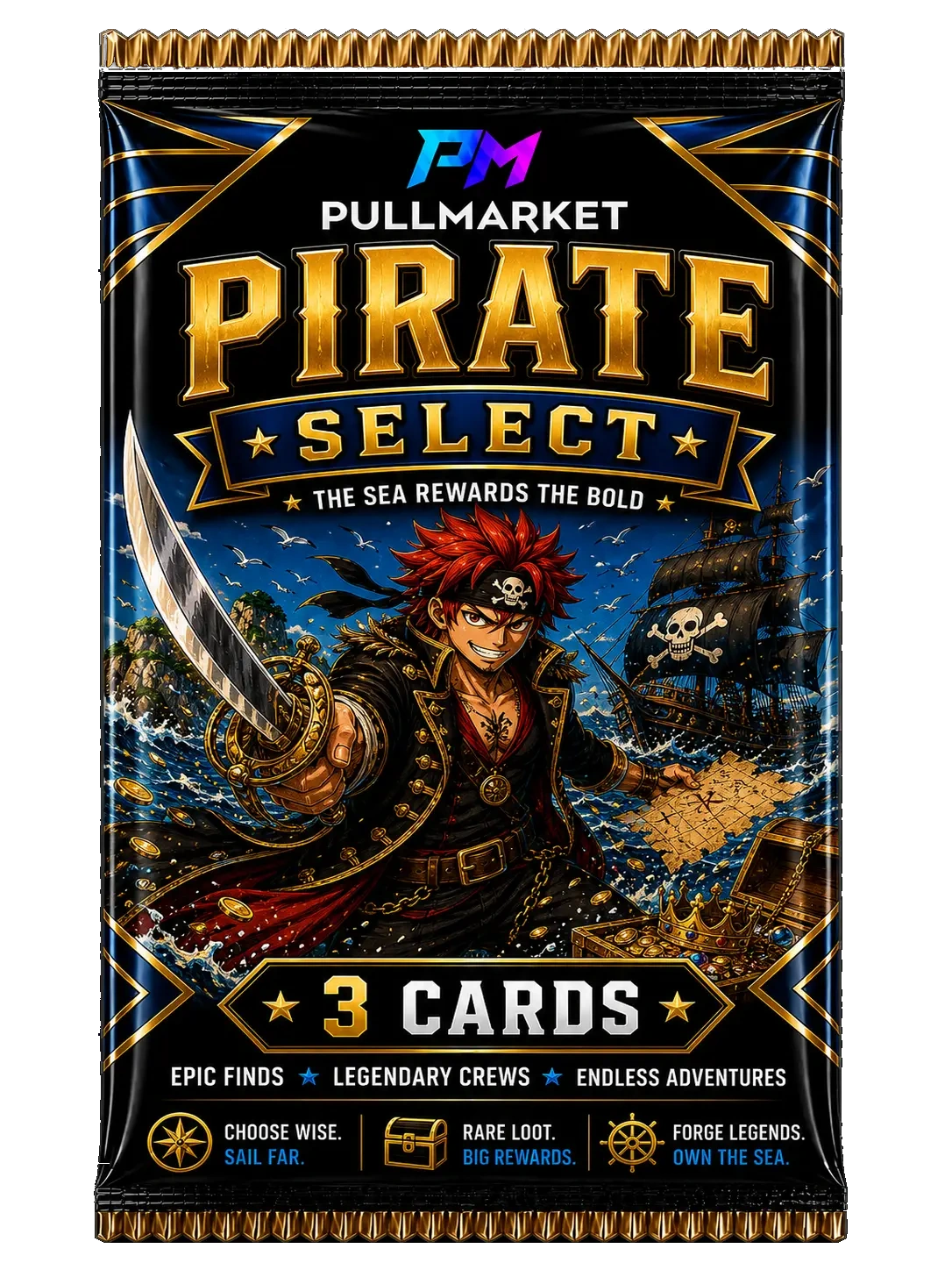Pirate Select (One Piece) - 3 Cards artwork